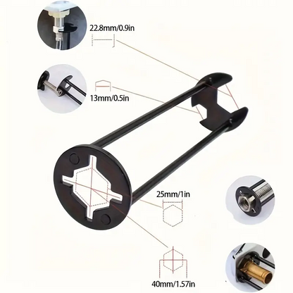 FlexiWrench™ - Set Chei Multifunctionale pentru Montaj si Reparatii Sanitare
