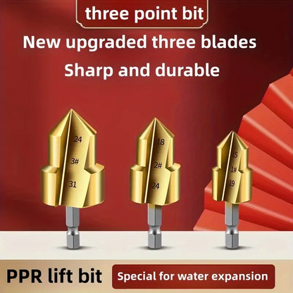 PipePro™ - Set Burghie Escalonate 3Pcs pentru Tevi PPR