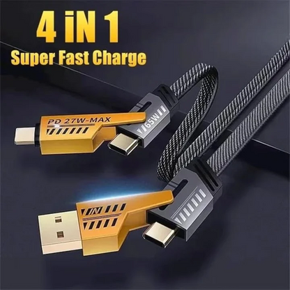 Cablu 4 in 1 de 100w cu Incarcare super rapida