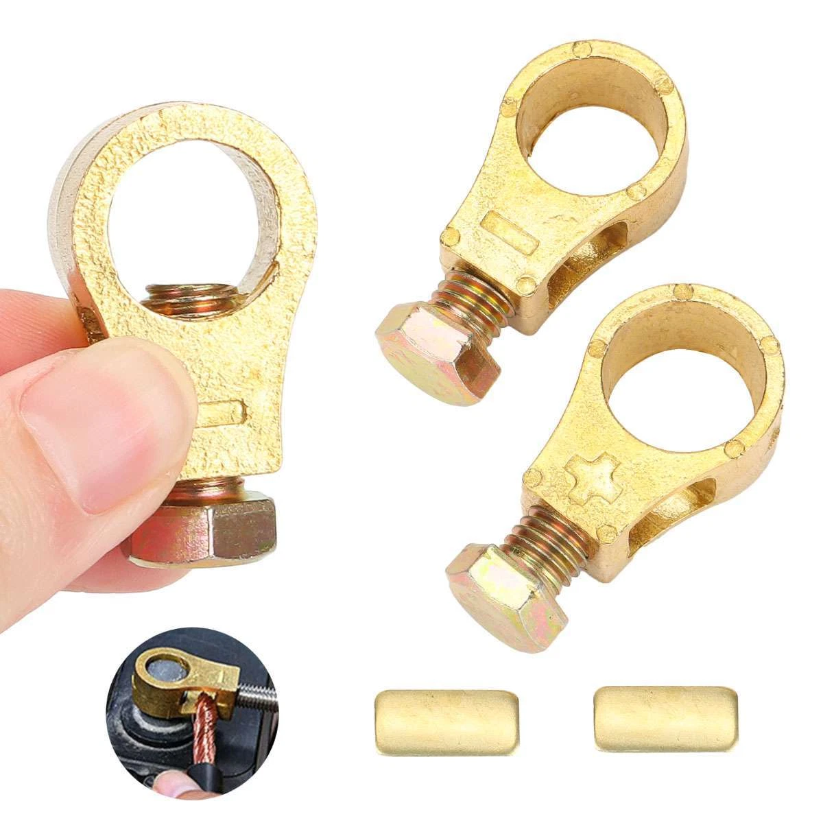 StartSafe™ – Cleme Robuste pentru Conexiuni Baterie (Set 2 Bucati)