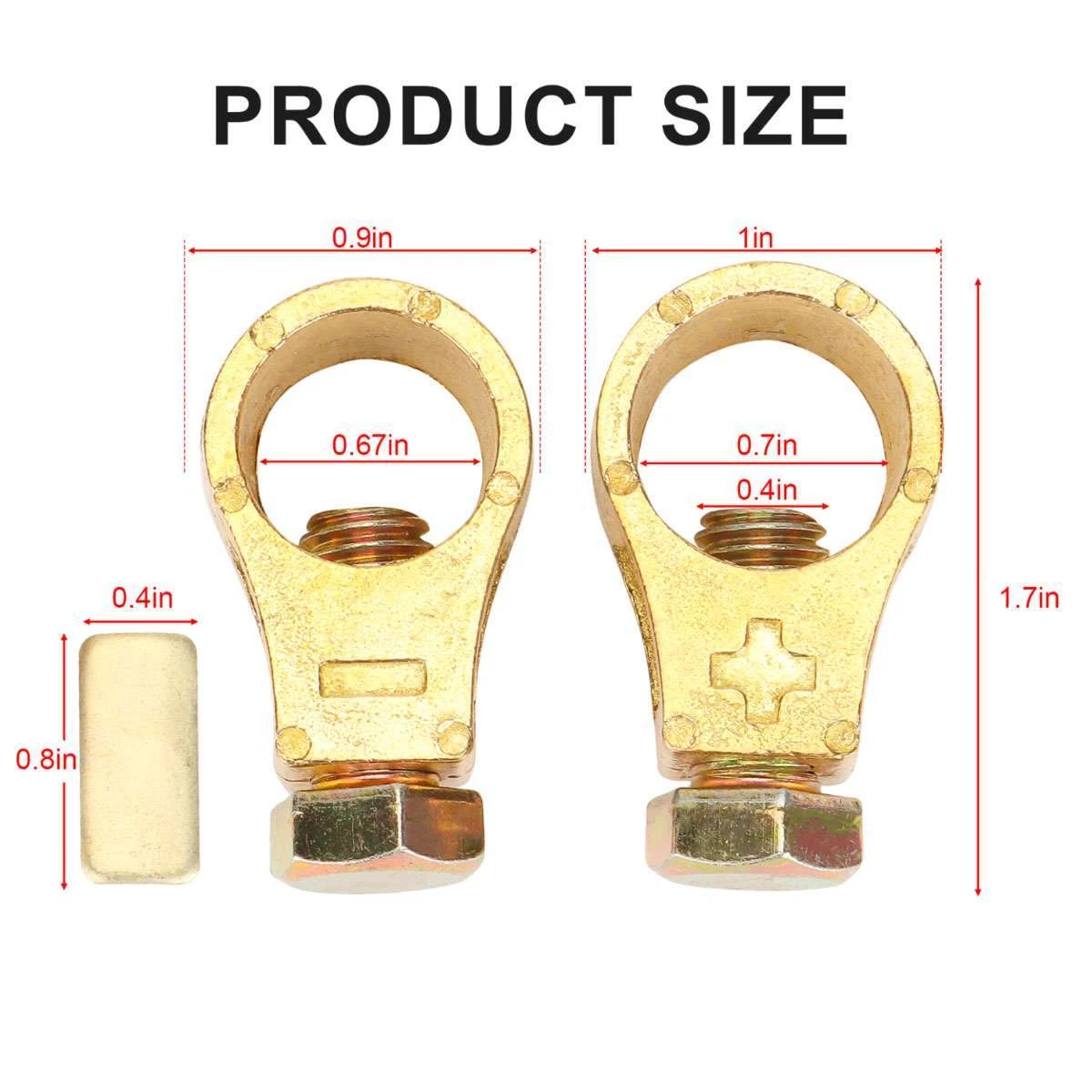 StartSafe™ – Cleme Robuste pentru Conexiuni Baterie (Set 2 Bucati)