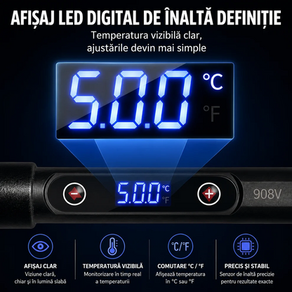 Solderix™ - Statie de Lipit cu Reglare de Temperatura – 80W