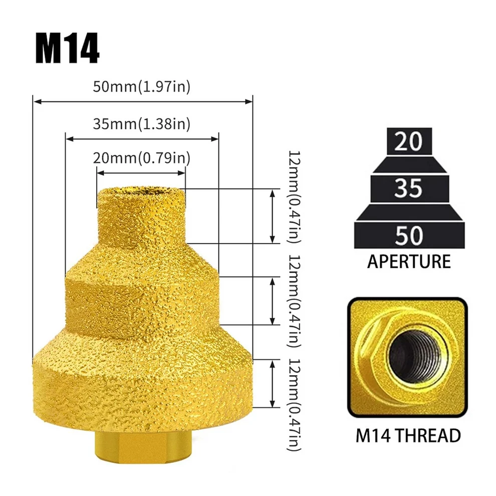 Chamfrex™ - Burghiu treptat cu diamant pentru sanfrenare si largire gauri M14