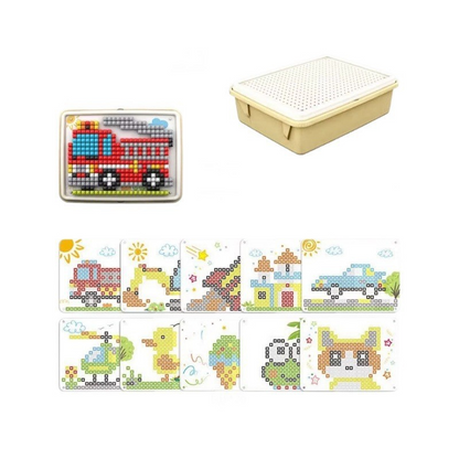 PIXORA™ - Set Creativ Mozaic 3D cu 480 de Piese