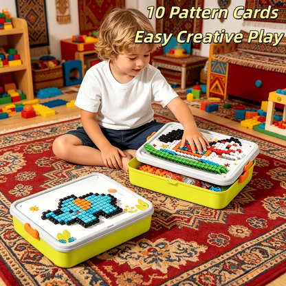 PIXORA™ - Set Creativ Mozaic 3D cu 480 de Piese
