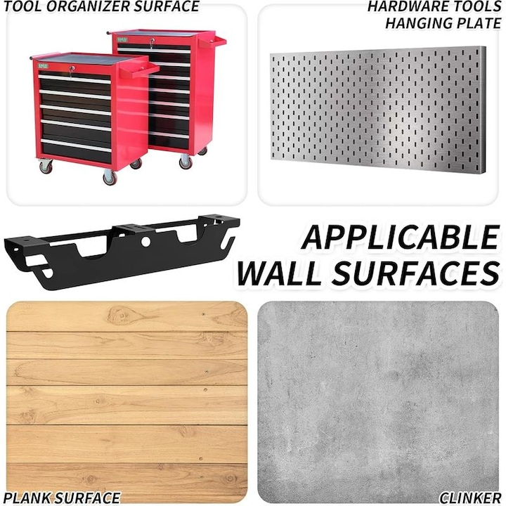TOOLRACK™  Suport Metalic de perete pentru Polizor