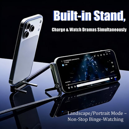 PowerStand™ – Cablu Fast Charge 240W cu Suport pentru Telefon (1.5m)