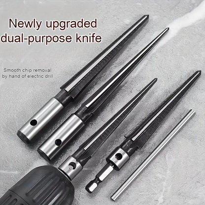 SharpCraft™ - Set Burghie Conice si Freze pentru Lemn si Metal (SET 4 Bucati)
