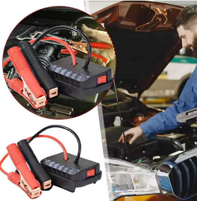 VoltDock™ - Adaptor Alimentare 12V cu Cleme pentru Baterii Makita