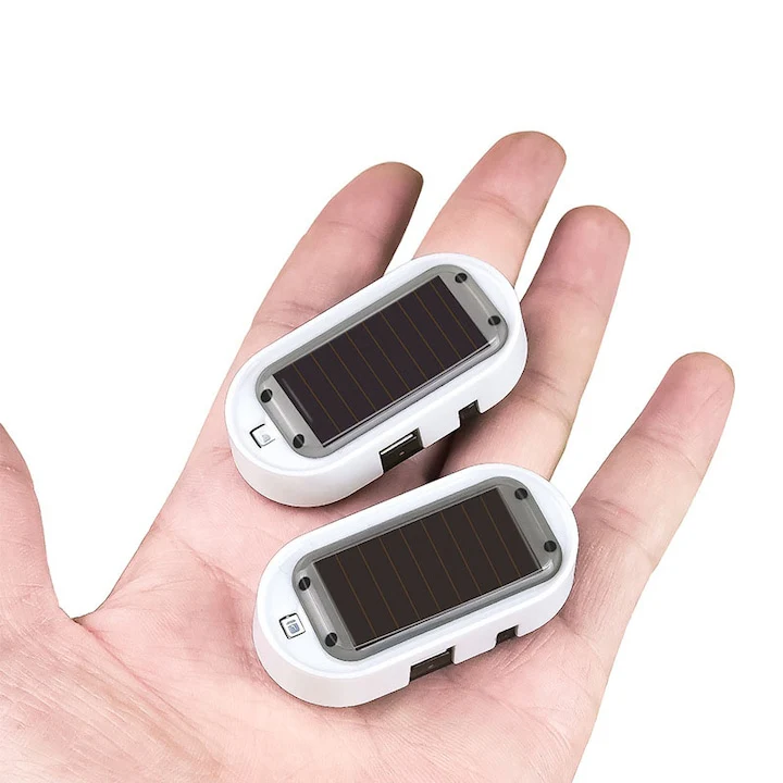 🔥OFERTA 1+1!🔥 Alarma simulata cu energie solara pentru masina