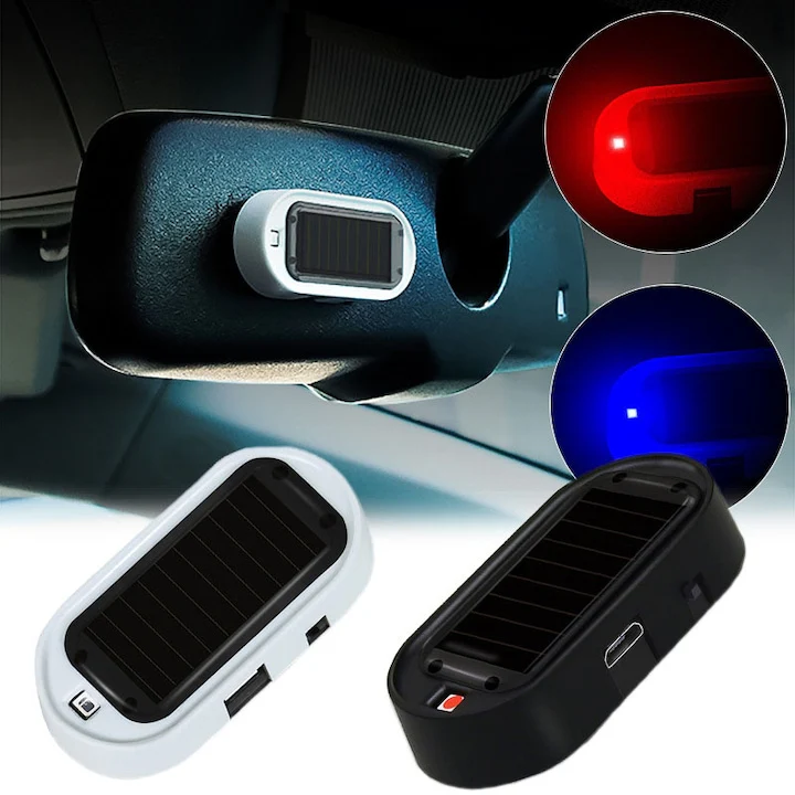 🔥OFERTA 1+1!🔥 Alarma simulata cu energie solara pentru masina
