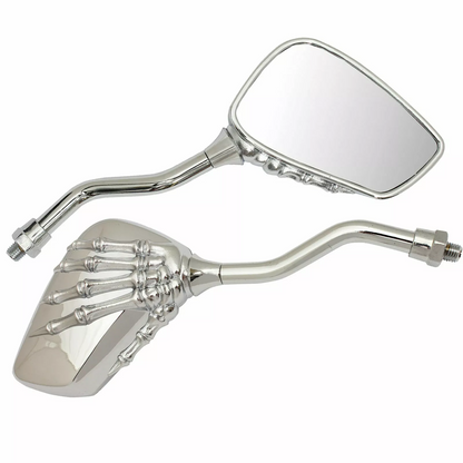 SkullRide™ - Set Oglinzi Retro Spate Stil "Skull Claw"