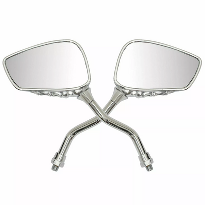 SkullRide™ - Set Oglinzi Retro Spate Stil "Skull Claw"