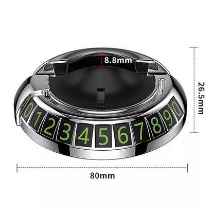 Turn&Call™ – Suport telefon auto 360° cu Optiune pentru Numar de Telefon