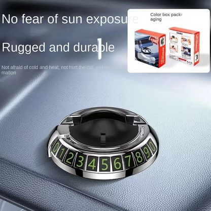 Turn&Call™ – Suport telefon auto 360° cu Optiune pentru Numar de Telefon