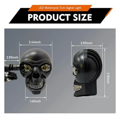 SKULLIX™ - Semnalizari LED Skull Pentru Motocicleta